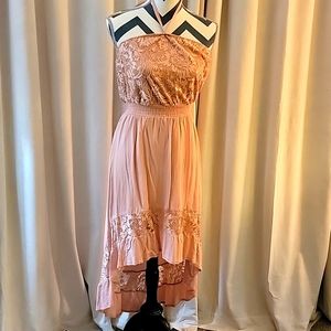 Forever 21 strapless hi-low dress